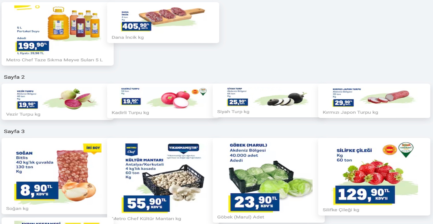 Soğanın kilogramı 8 TL’ye, kestanenin kilogramı 89 TL'ye düşüyor! Yarın indirimin son günü