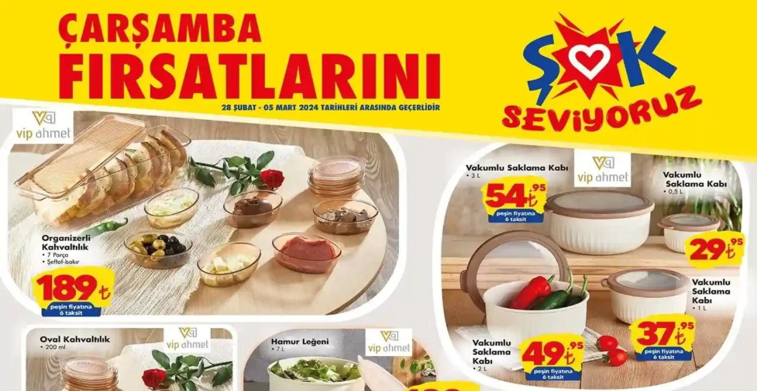 şok marketler katoloğu