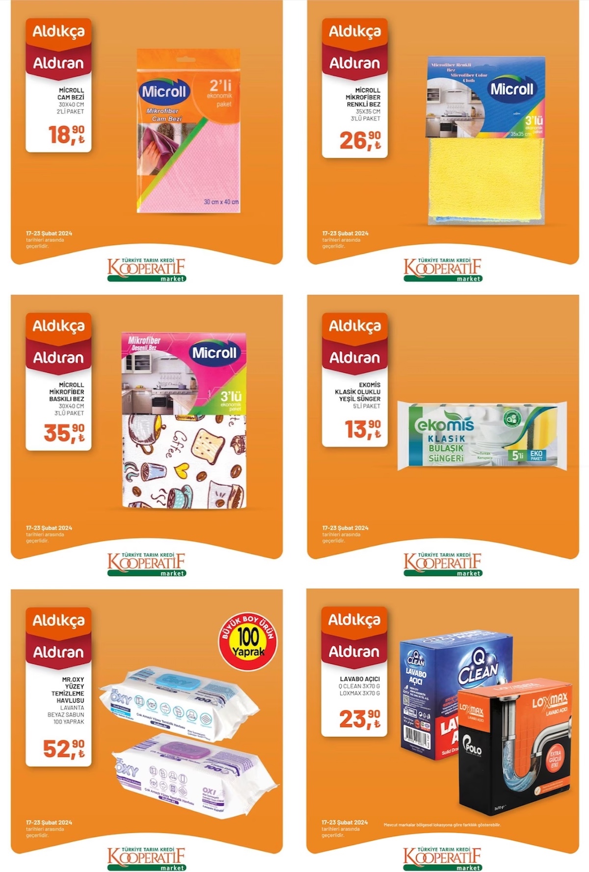 Tarım Kredi Kooperatifi 17 23 Şubat kataloğu