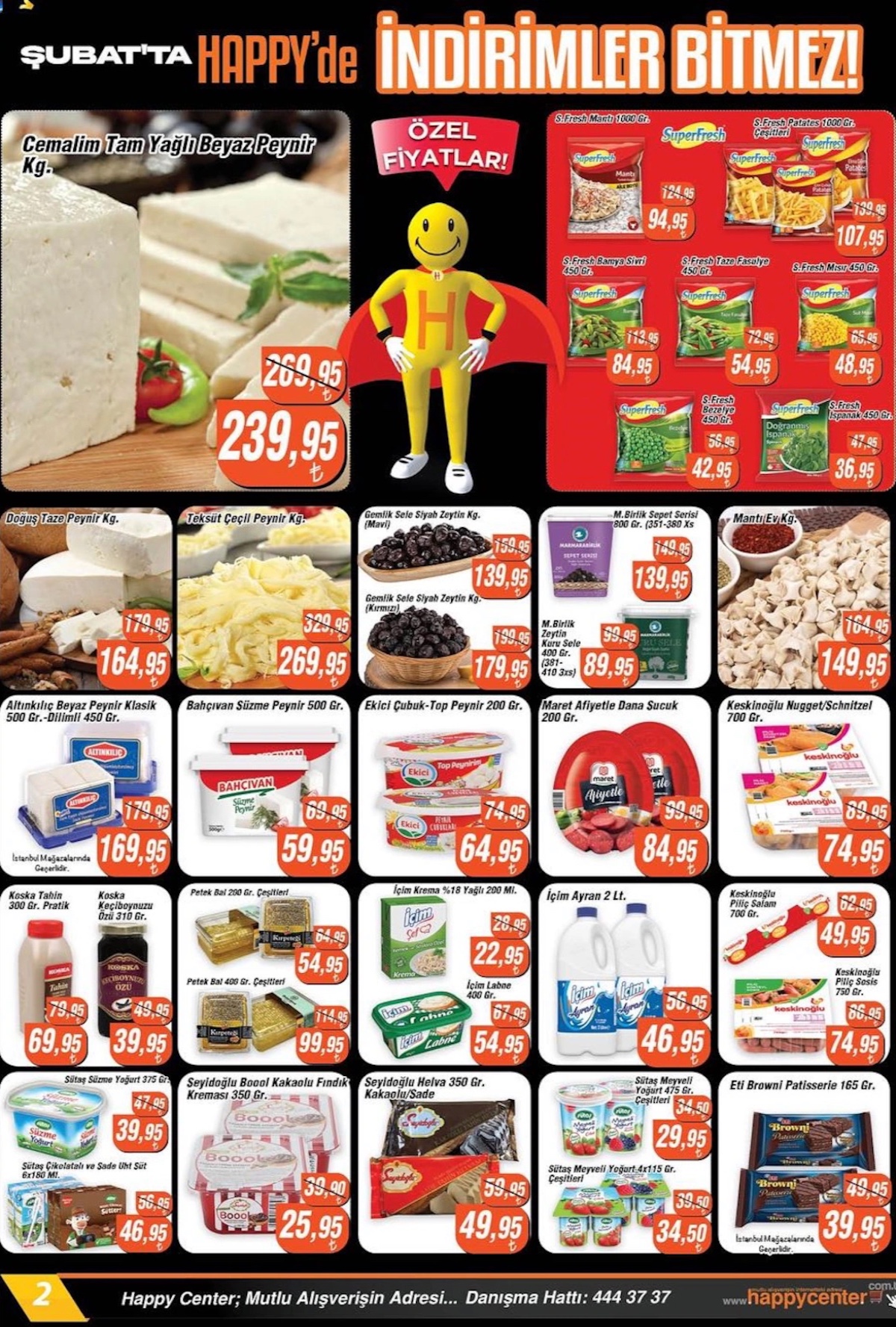 Temel gıda ve hijyen gruplarında kampanya başladı 29 Şubat’a kadar devam edecek