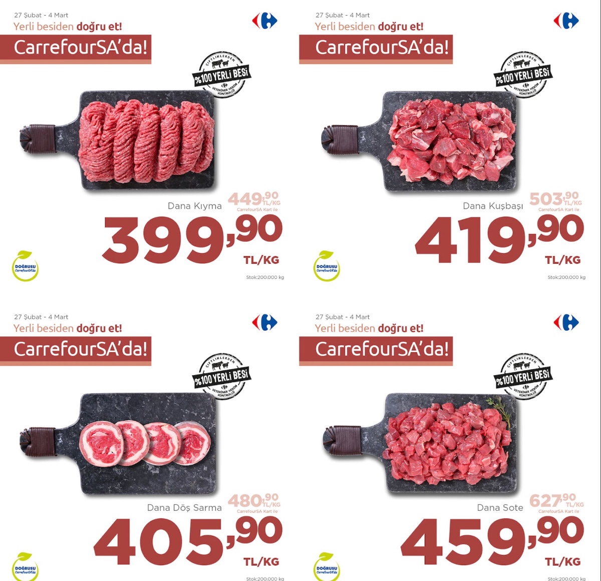 Yerli besiden kaliteli et arayanlara müjde! 4 Mart tarihine kadar devam edecek