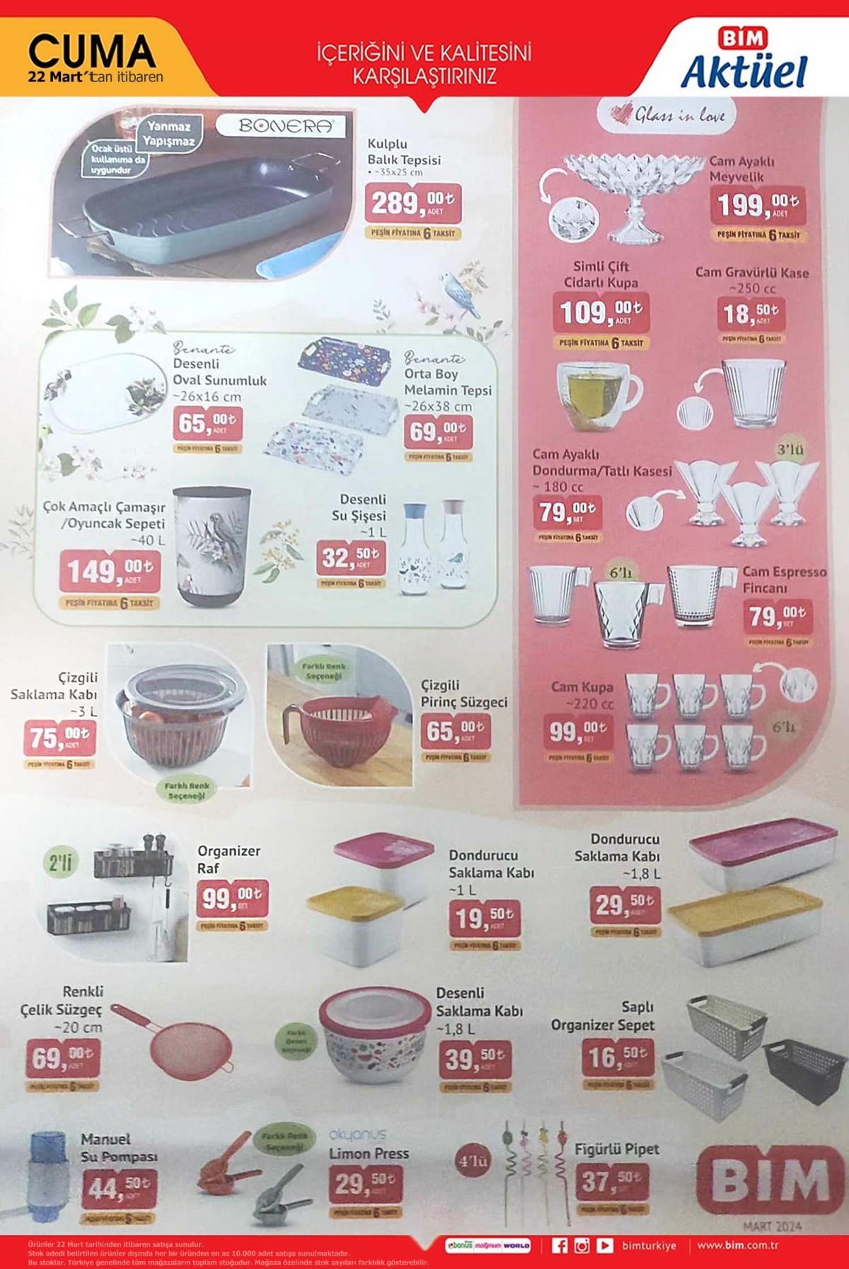 22 Mart 2024 BİM Kataloğu Yayınlandı