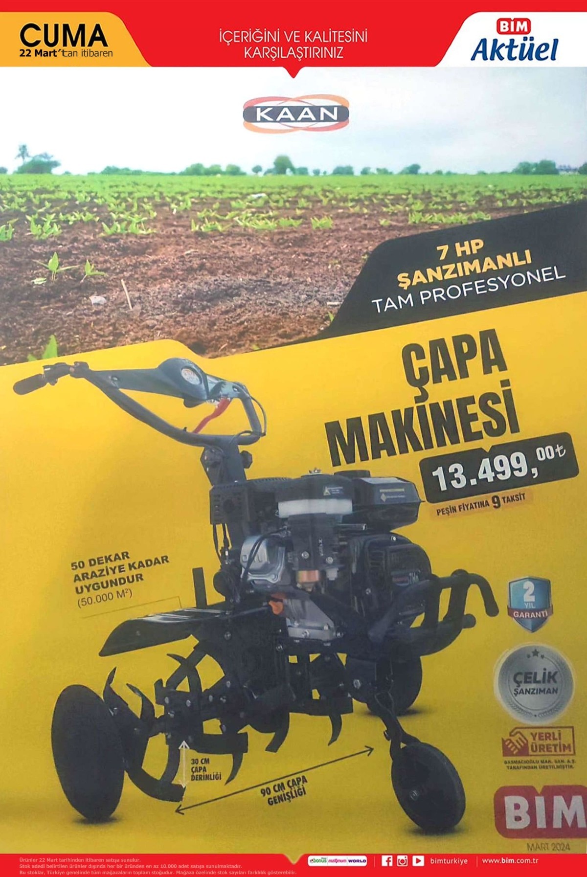 22 Mart 2024 BİM Kataloğu Yayınlandı