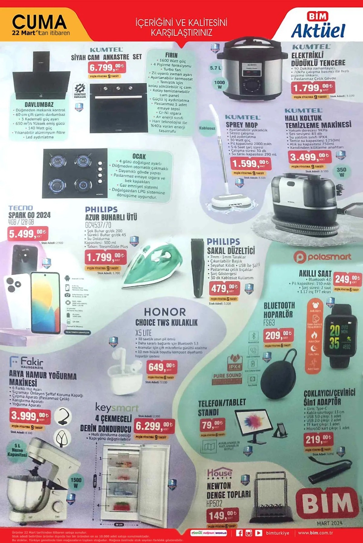 22 Mart 2024 BİM Kataloğu Yayınlandı