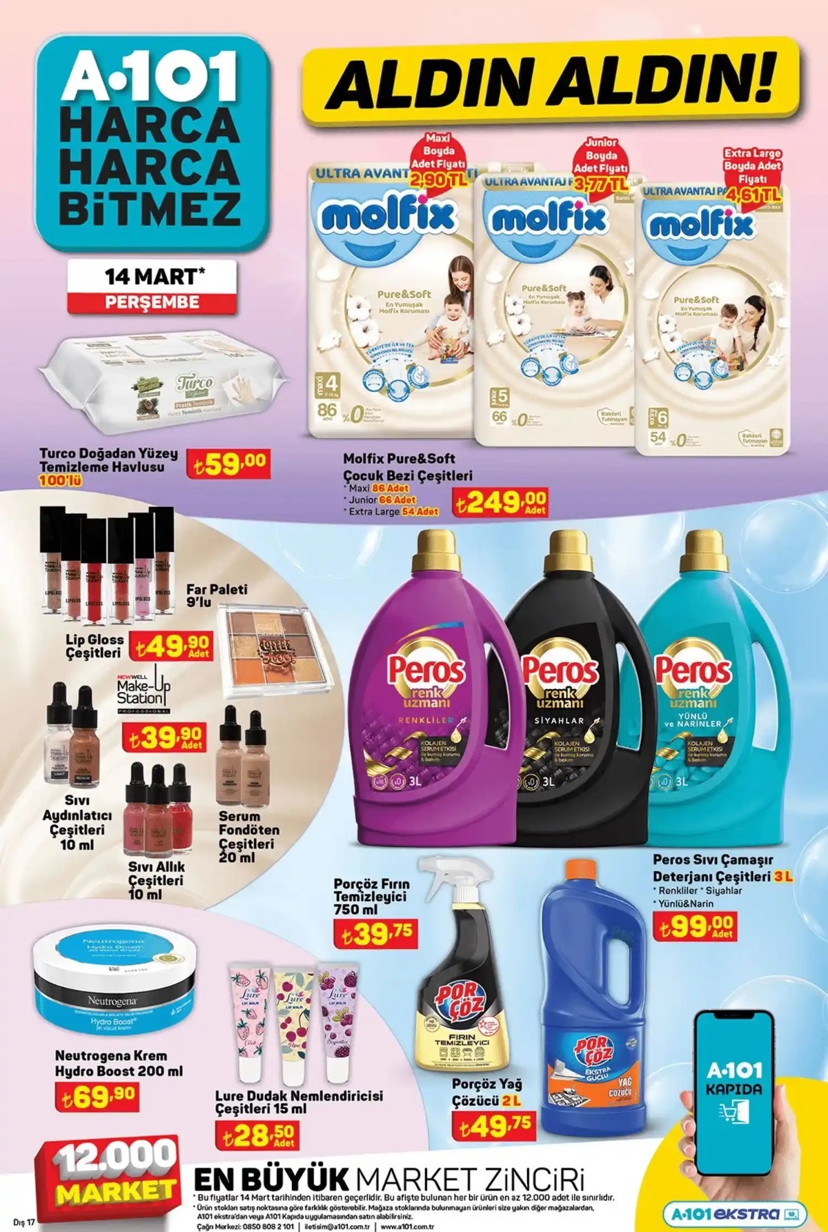 A 101 14 Mart 2024 Tarihli Aktüel Ürün Kataloğu