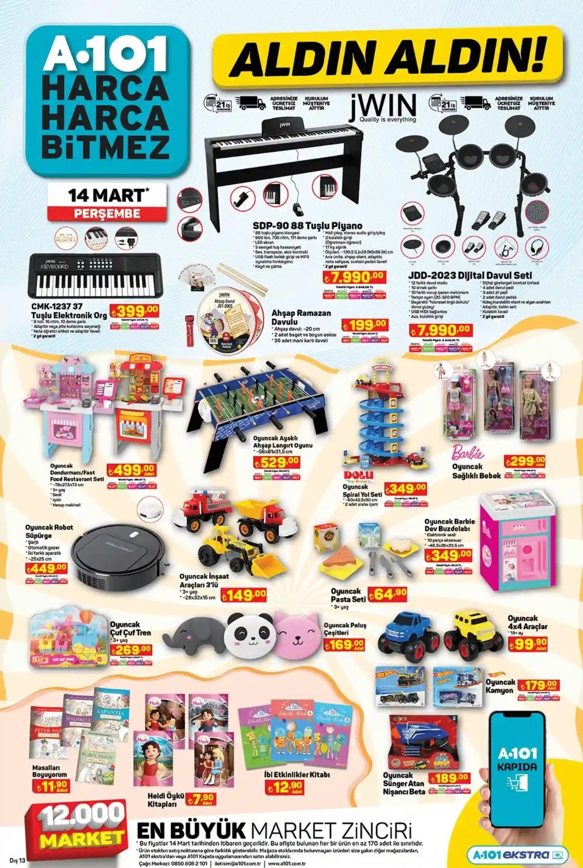 A 101 14 Mart 2024 Tarihli Aktüel Ürün Kataloğu