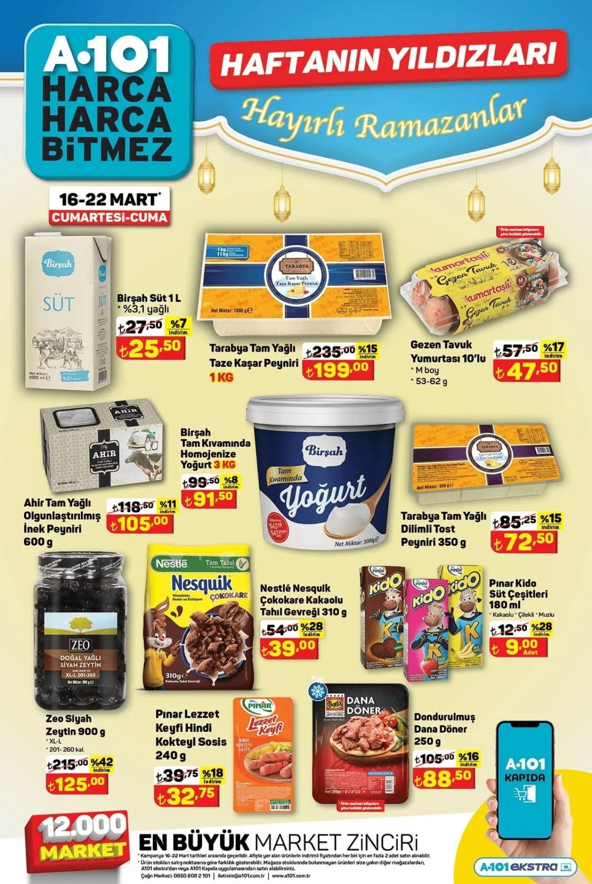 A101 16-22 Mart 2024 İndirimli Ürünler Kataloğu