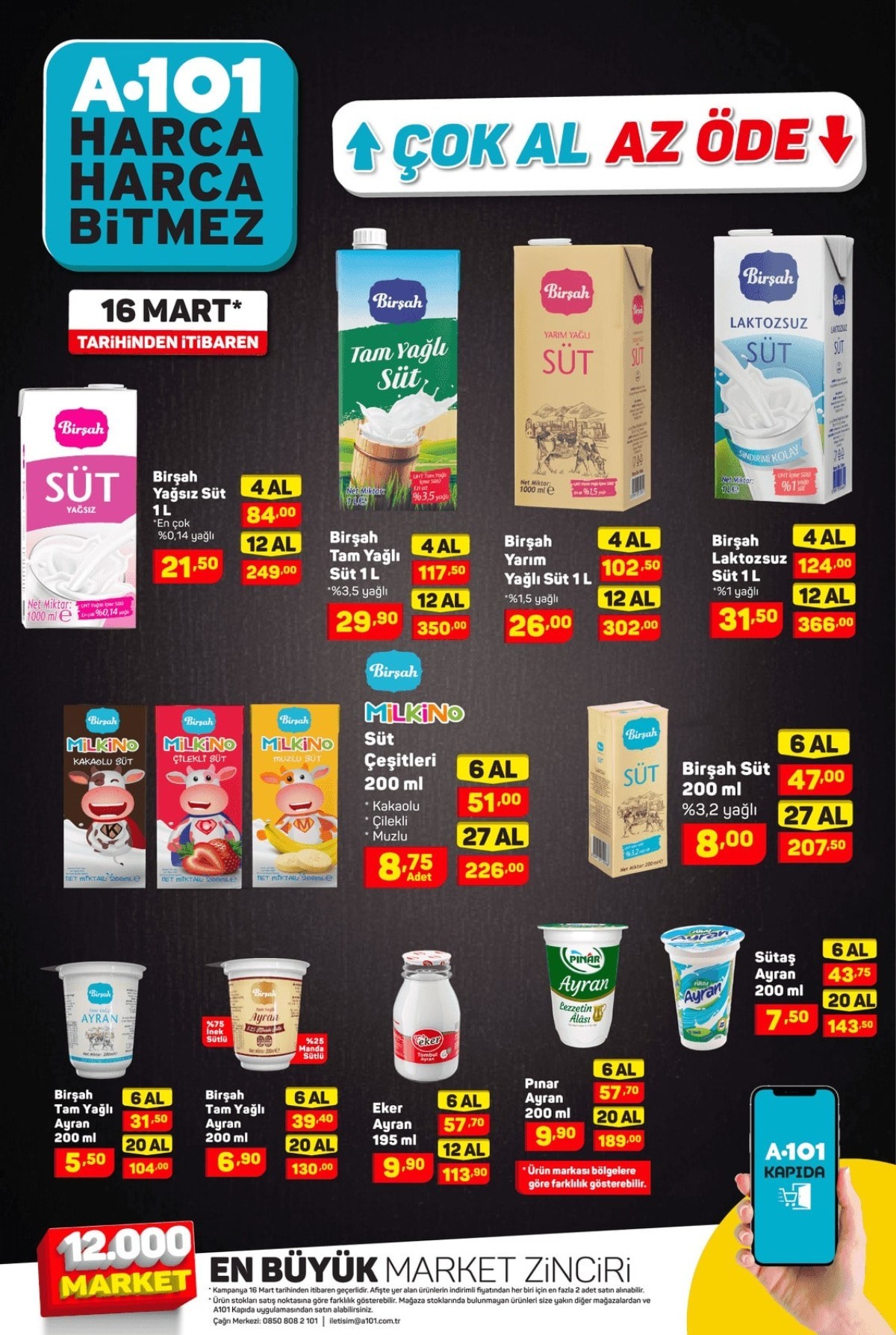 A101 16-22 Mart 2024 İndirimli Ürünler Kataloğu