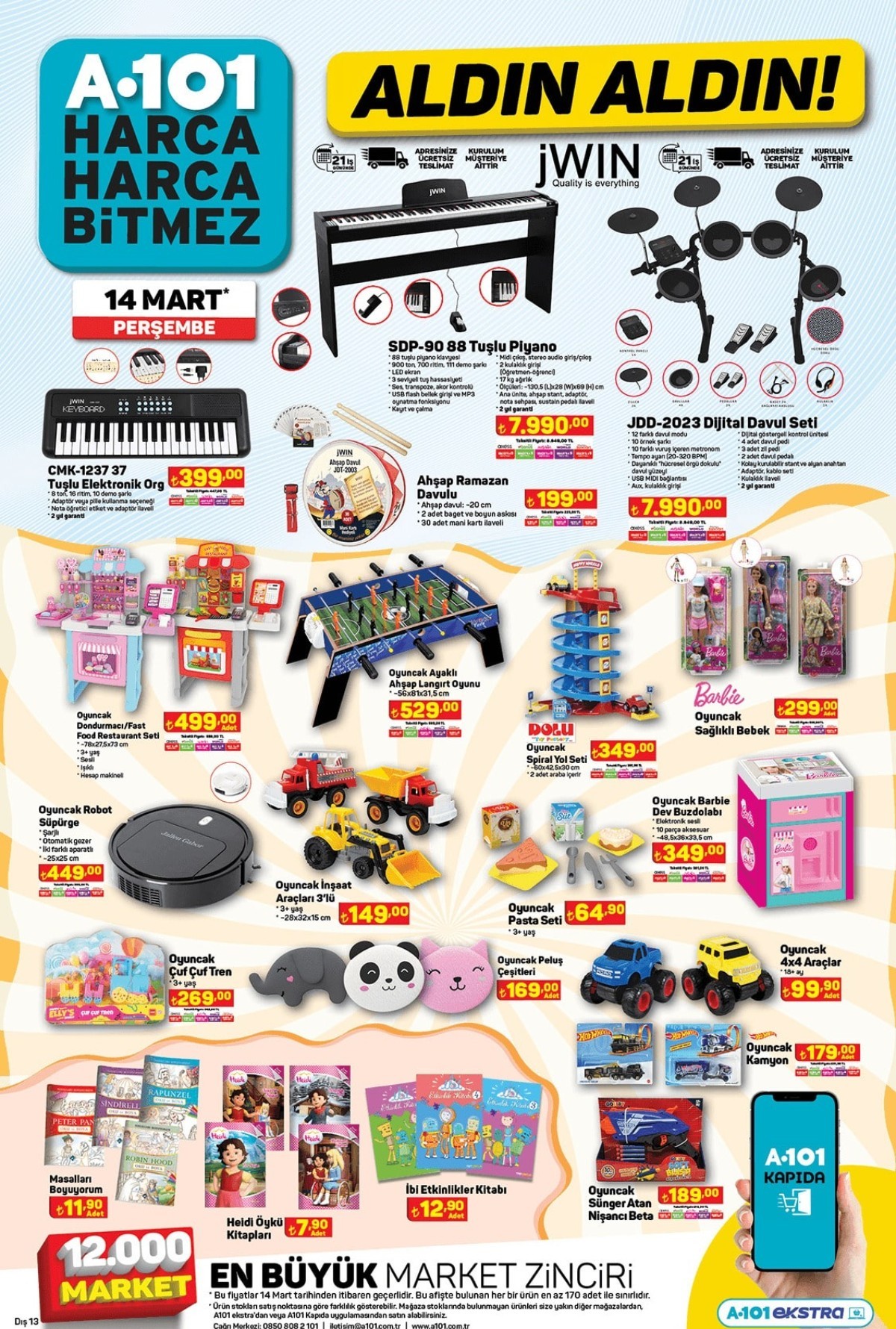 A101 Aktüel Ürünler Fiyat Listesi