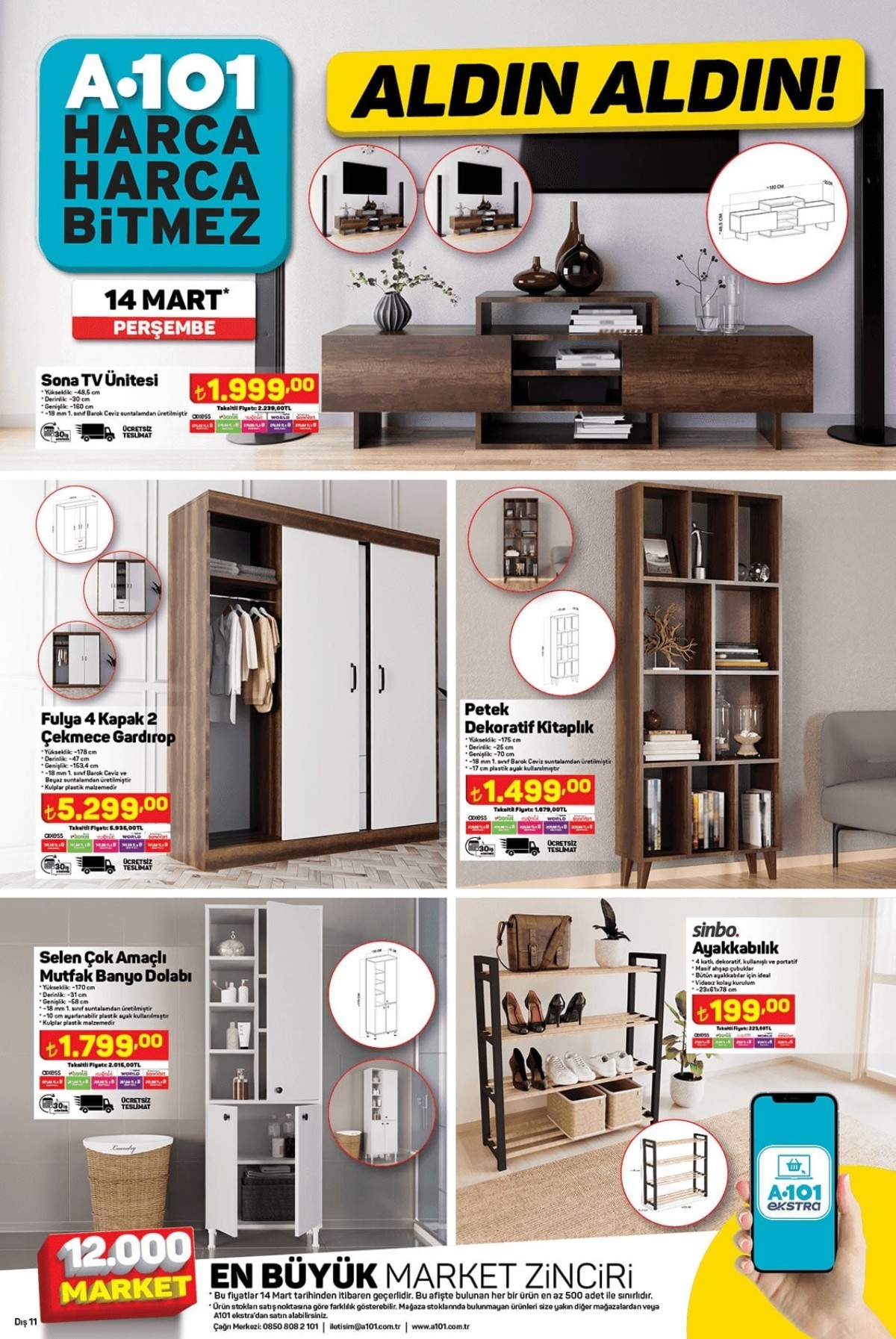 A101 Aktüel Ürünler Fiyat Listesi