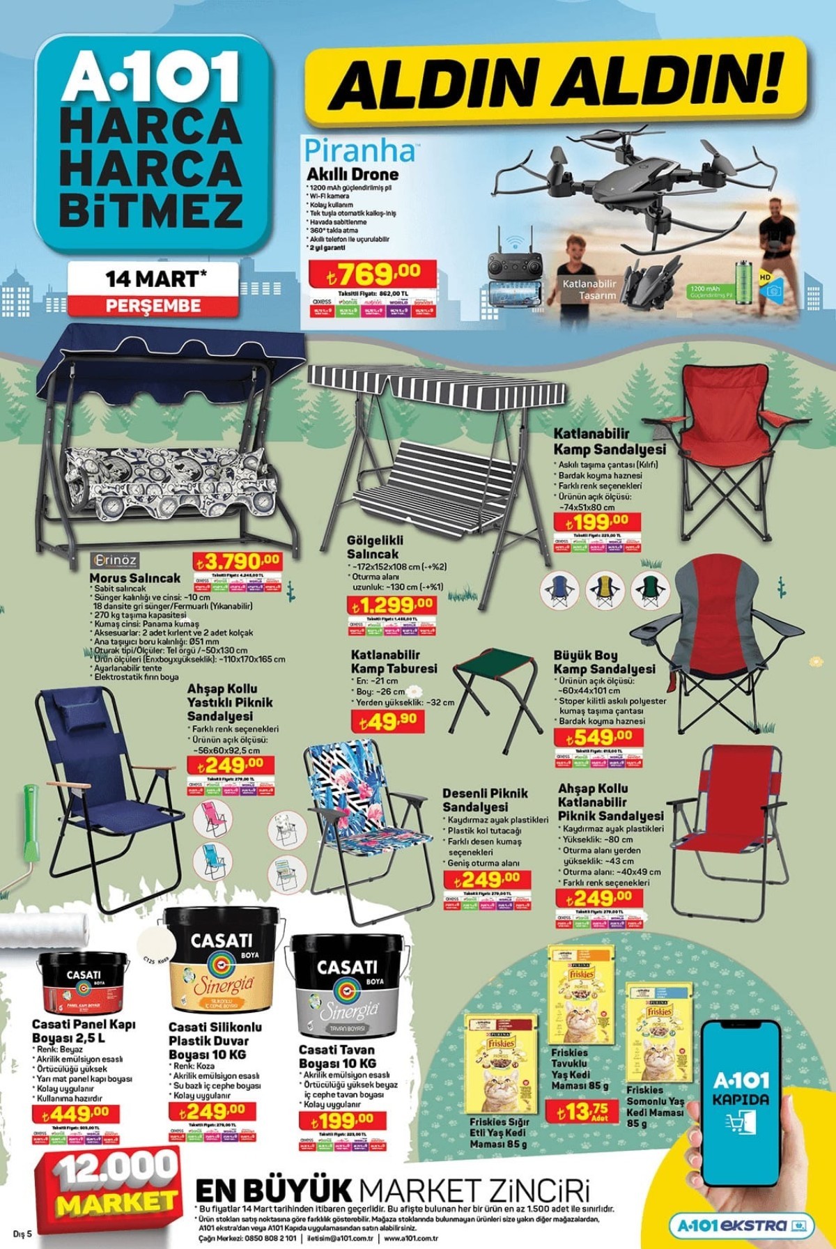 A101 Aktüel Ürünler Fiyat Listesi