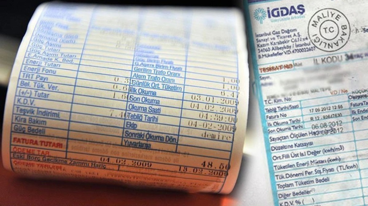 Doğalgaz faturasında adı soyadı yazan PTT'ye koşsun