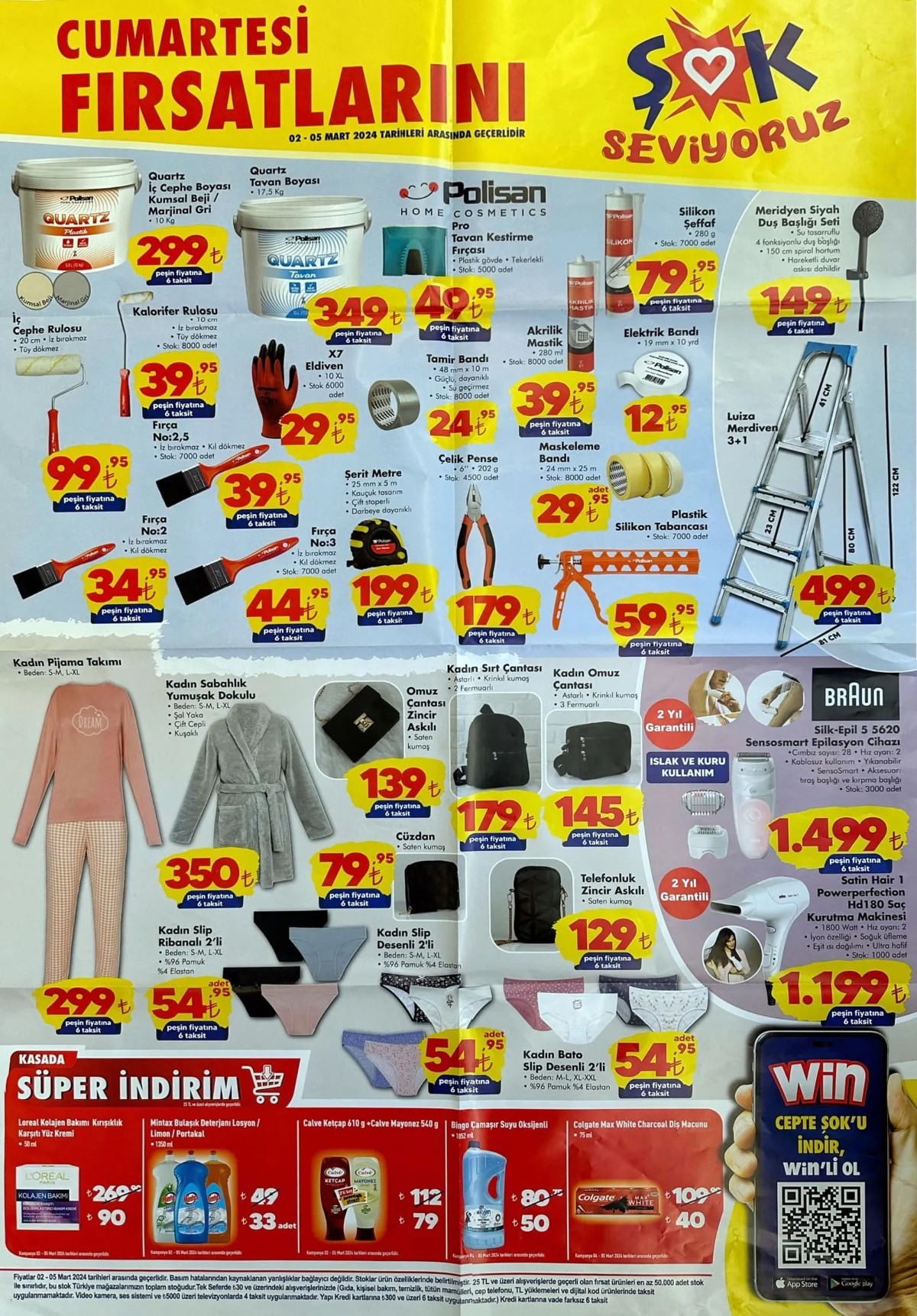 ŞOK İndirimli Ürün Fiyat Listesi