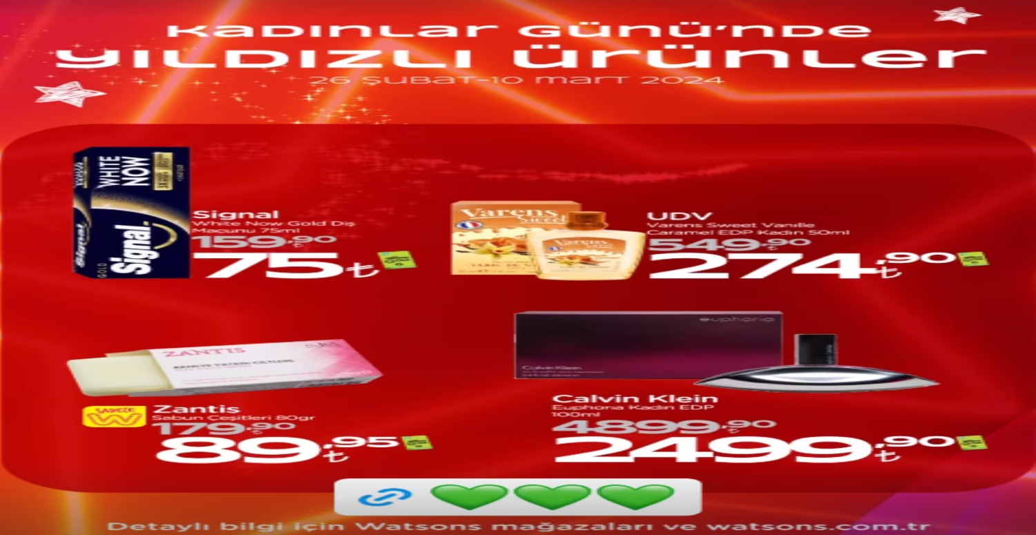 watsons 10 mart indirimi son gün