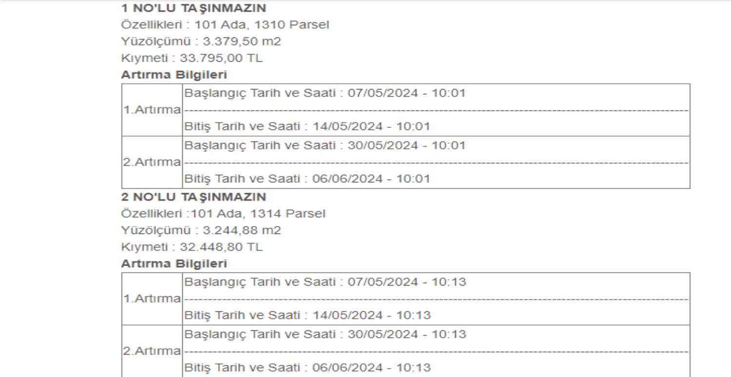 yozgatta icra arsalar