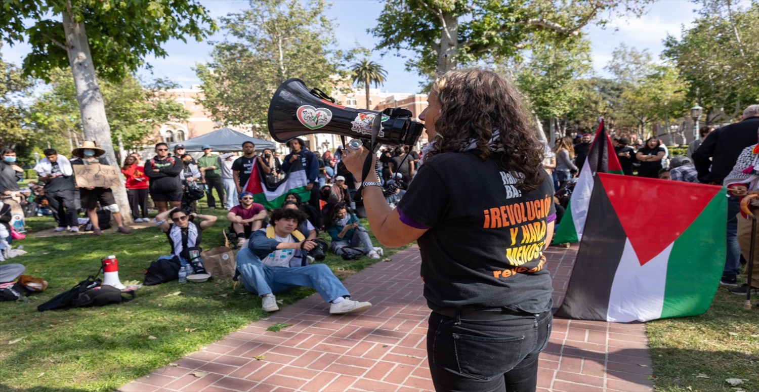 ABD üniversitelerinde İsrail karşıtı gösteriler
