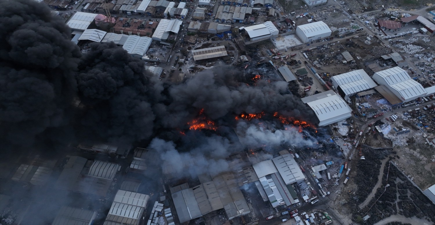 Ankara hurdacılar sitesi yangın