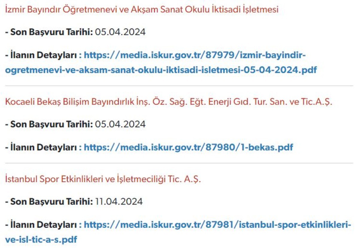 Belediyelere binlerce personel alınacak