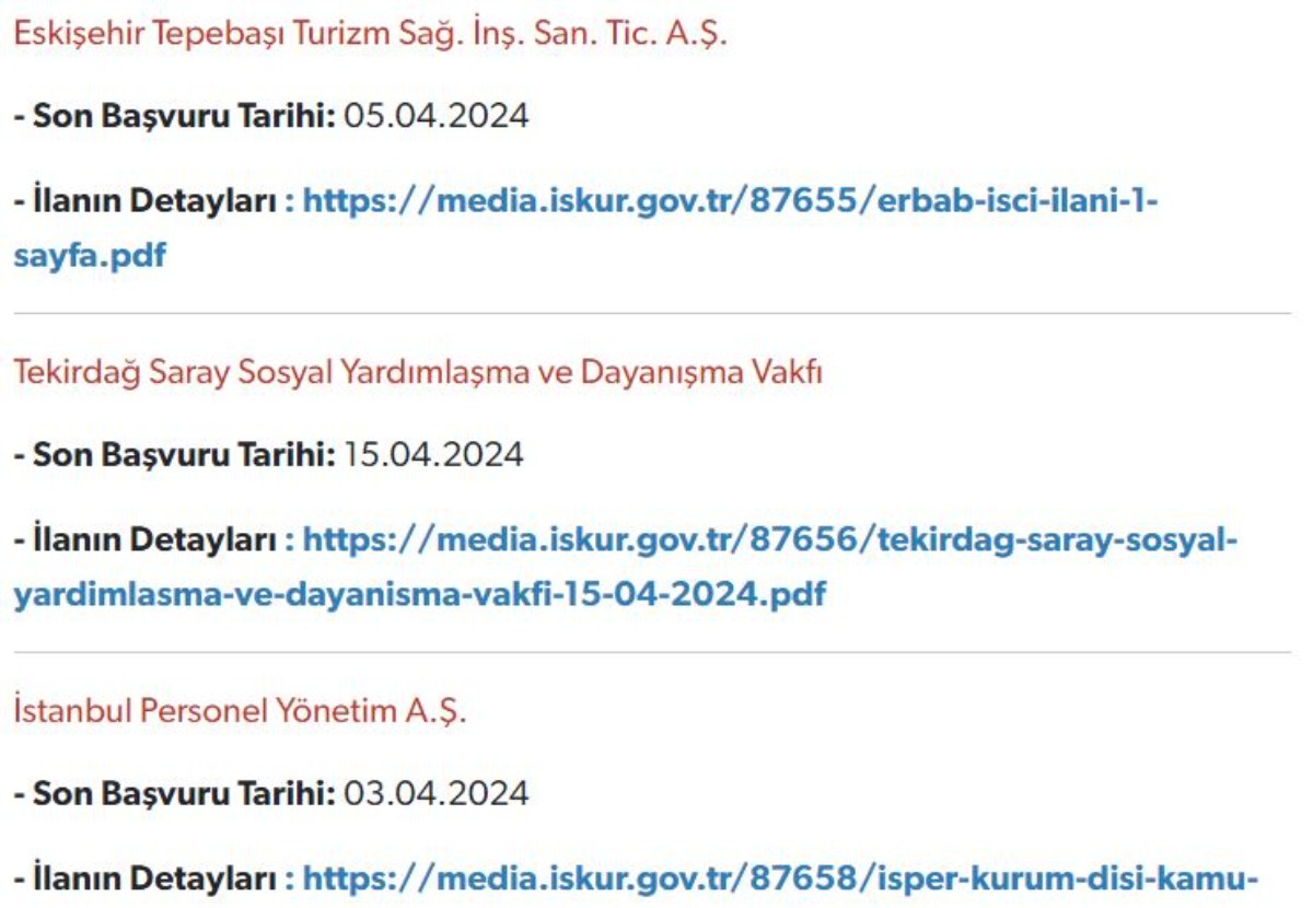 Belediyelere binlerce personel alınacak