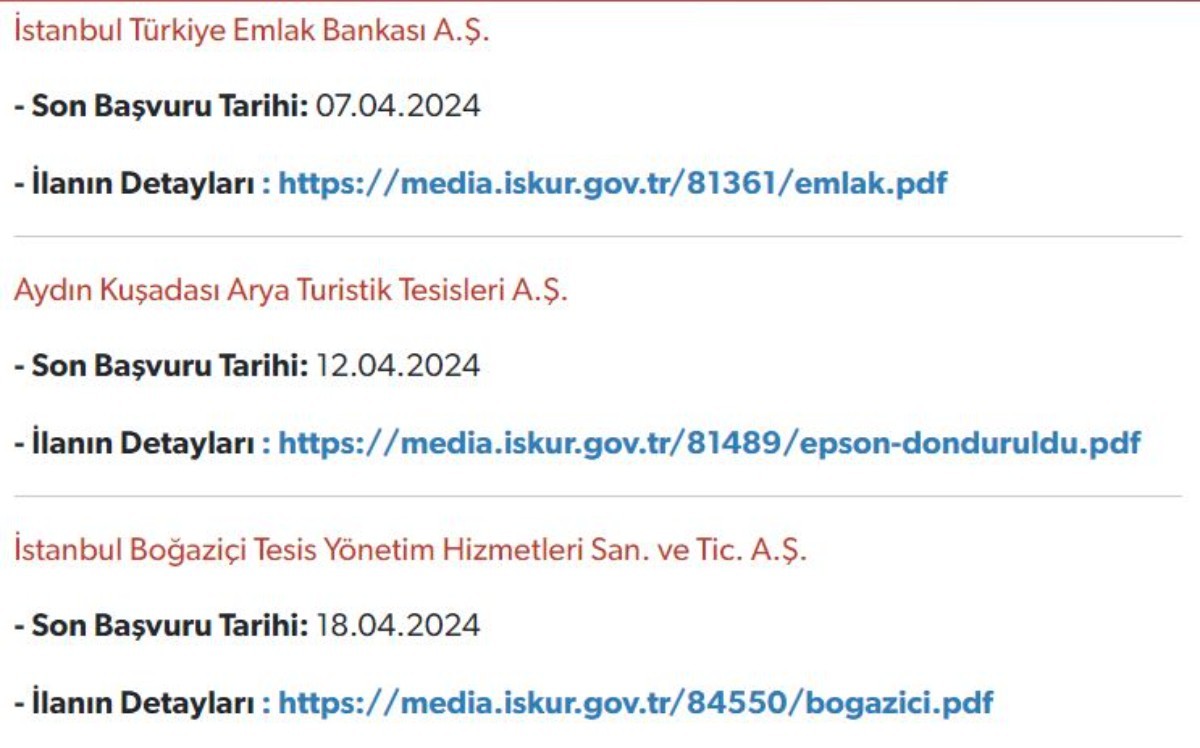 Belediyelere binlerce personel alınacak