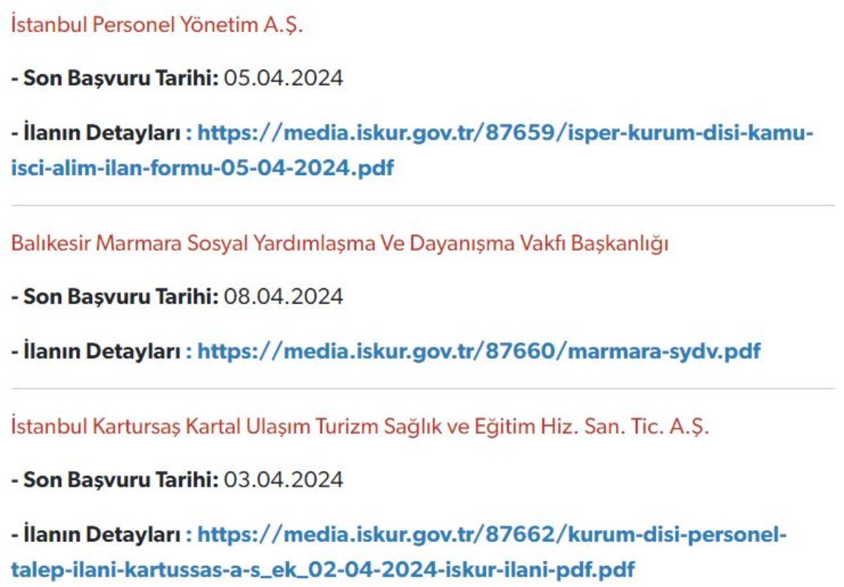 Belediyelere binlerce personel alınacak