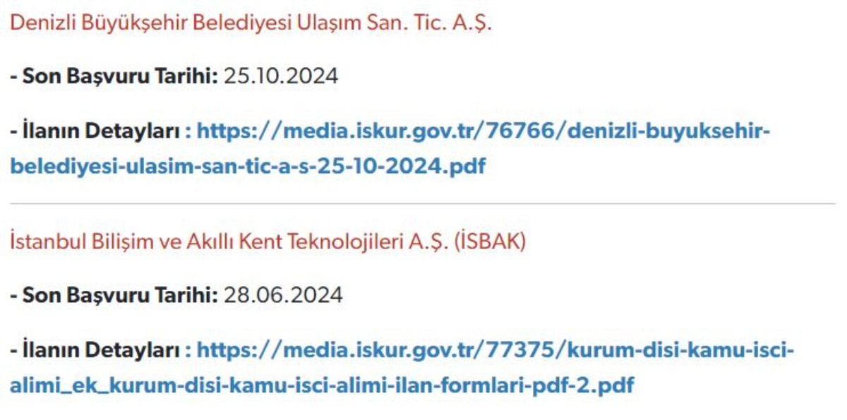 Belediyelere binlerce personel alınacak