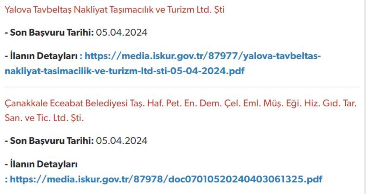 Belediyelere binlerce personel alınacak