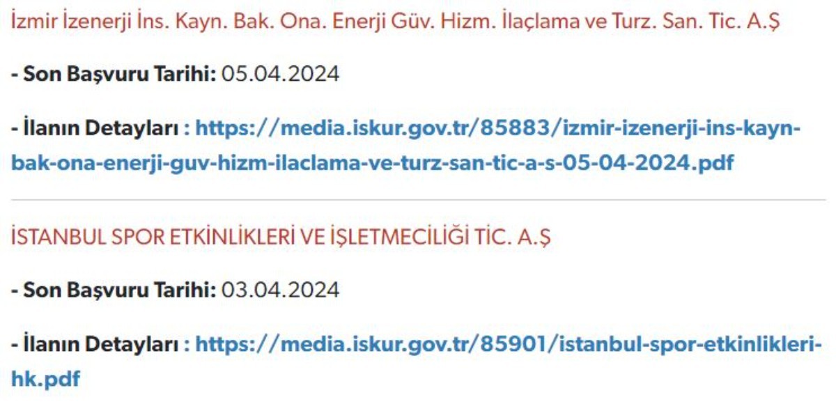 Belediyelere binlerce personel alınacak