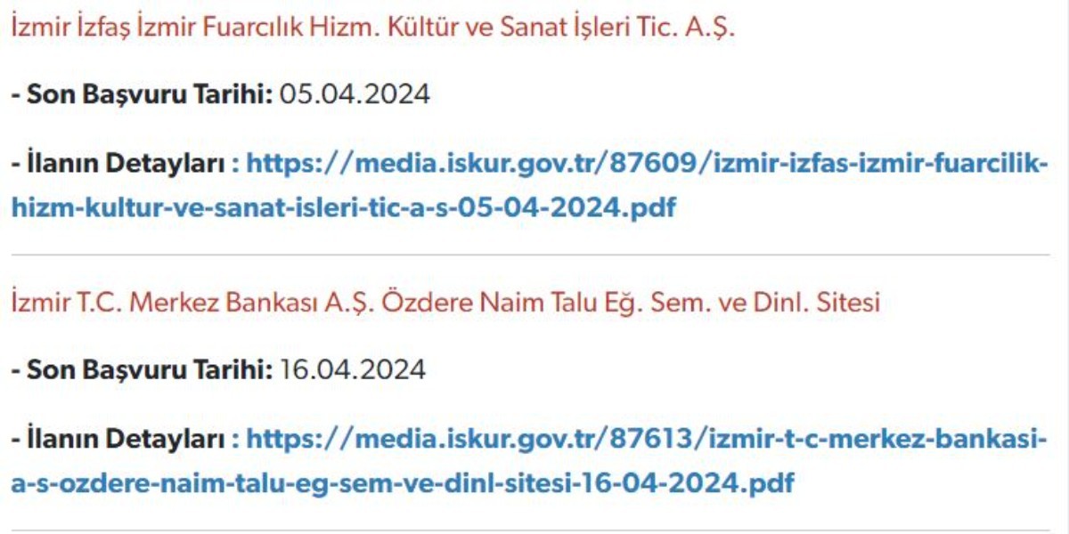 Belediyelere binlerce personel alınacak