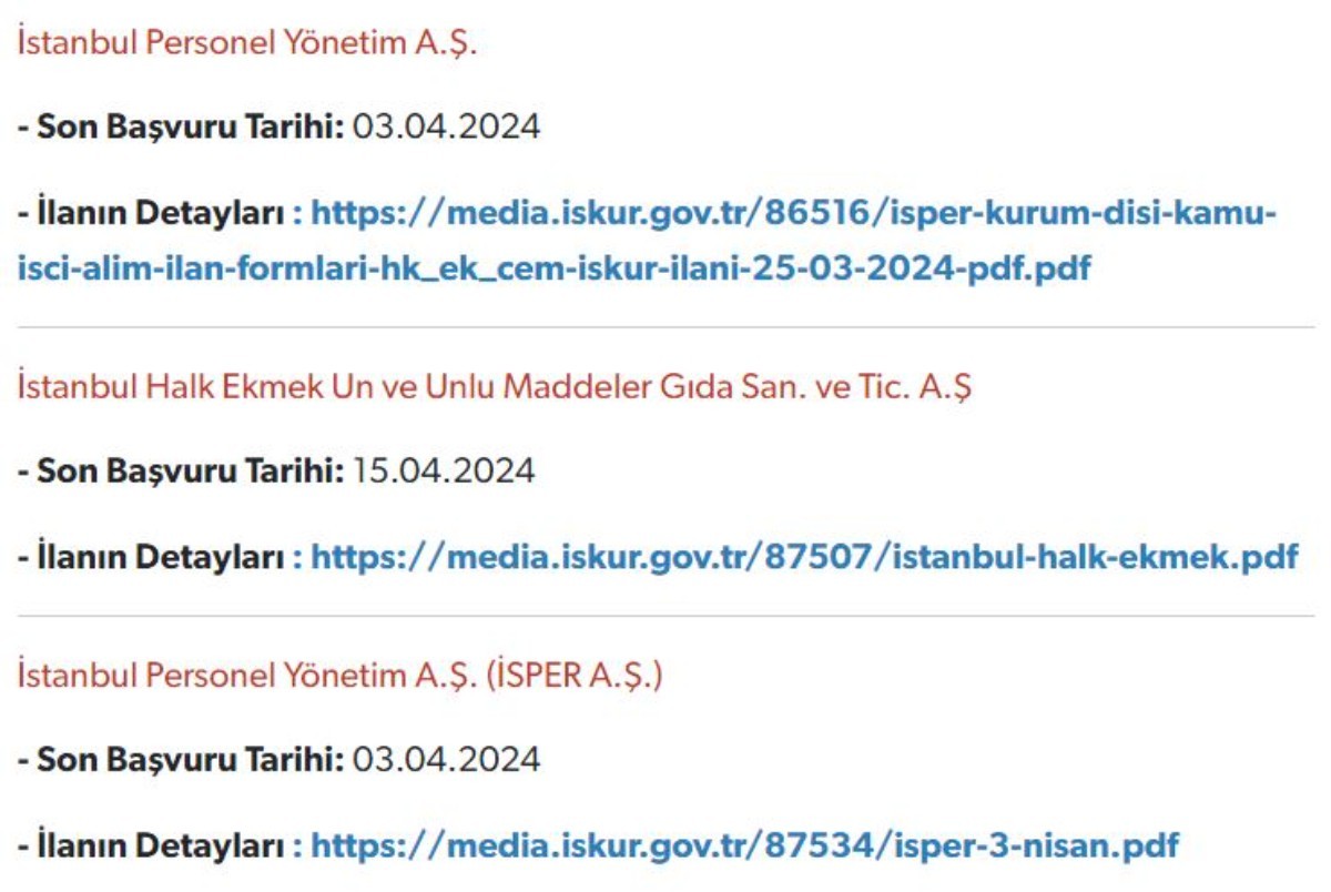 Belediyelere binlerce personel alınacak