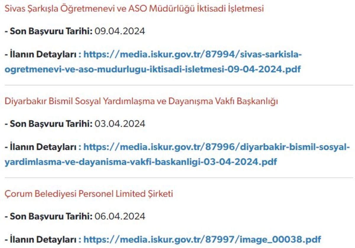 Belediyelere binlerce personel alınacak