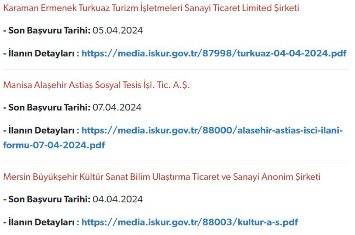 Belediyelere binlerce personel alınacak