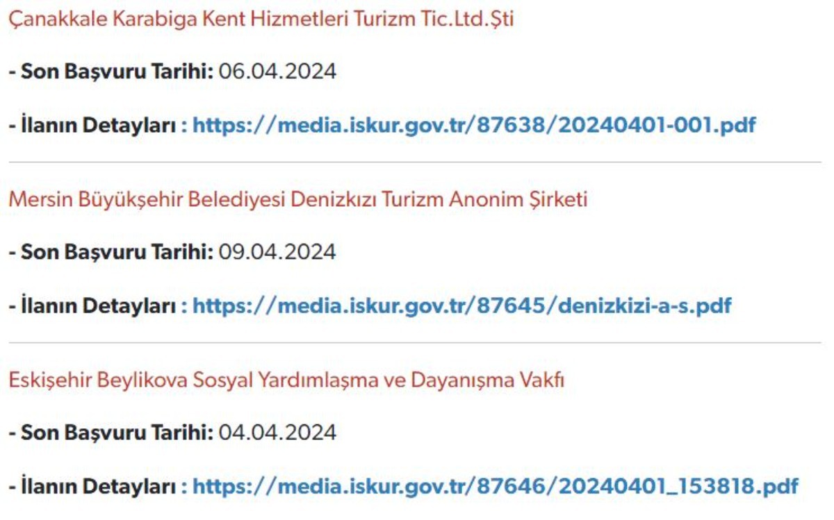 Belediyelere binlerce personel alınacak