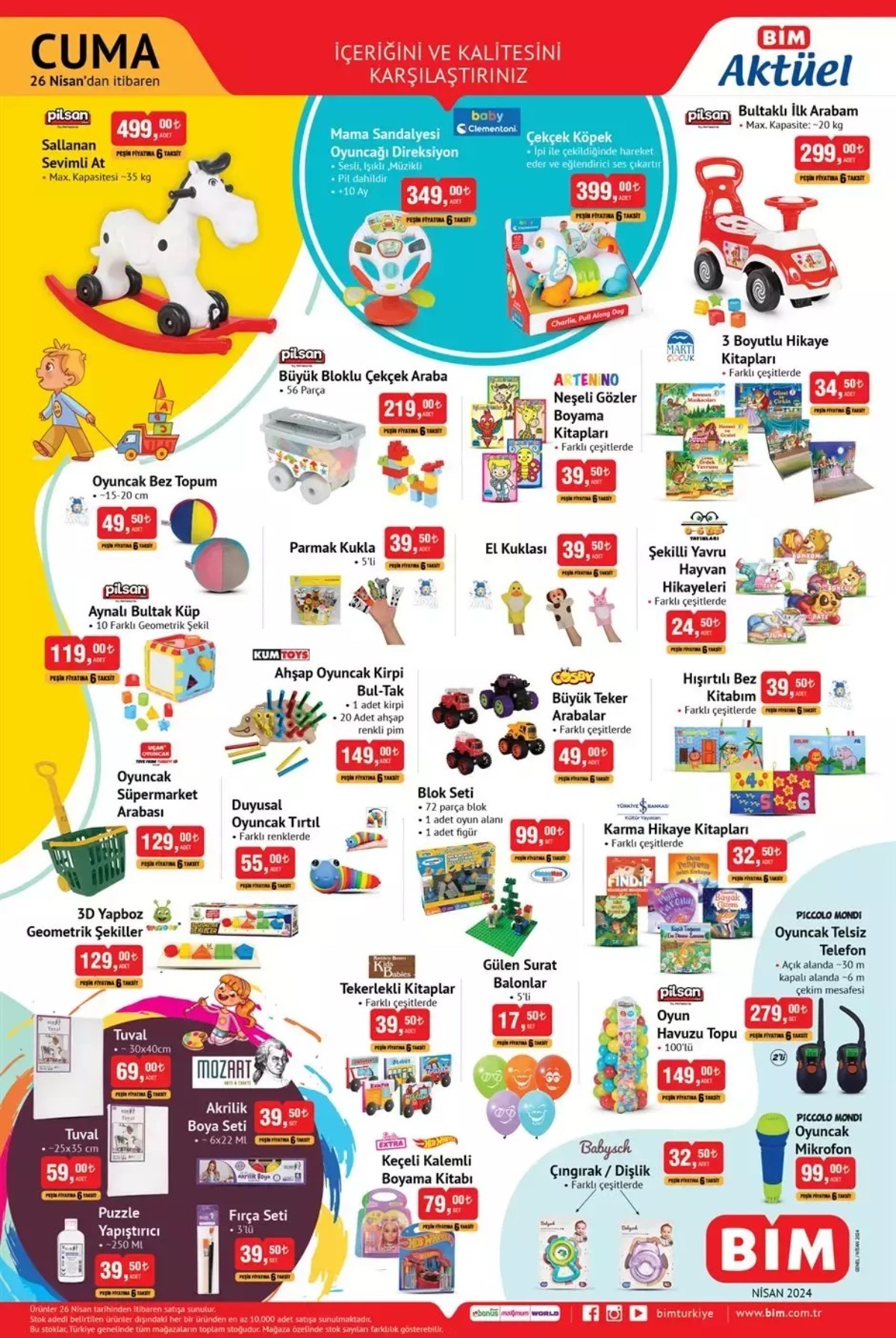 BİM AKTÜEL 26 NİSAN 2024 KATALOĞU