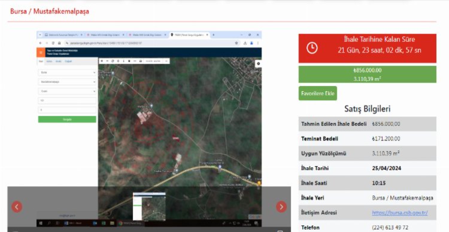 MUSTAFAKEMALPAŞA TAŞINMAZ