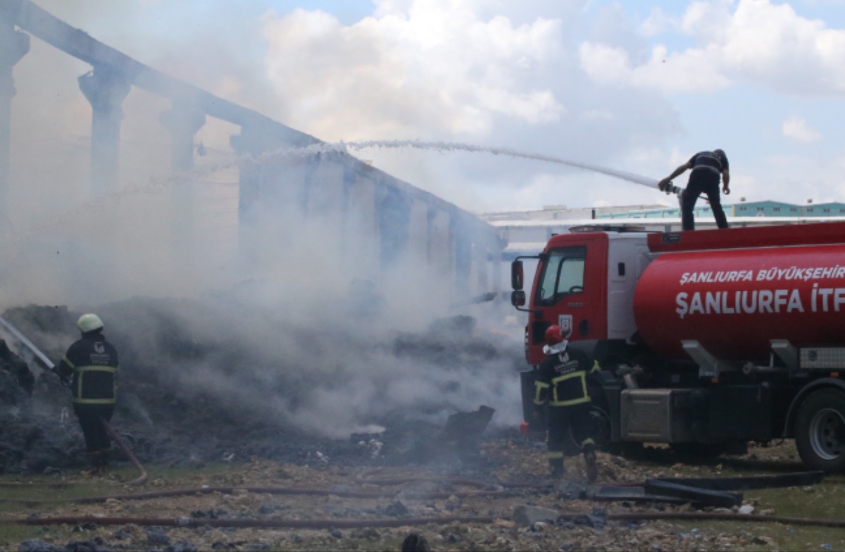 Şanlıurfa yangın