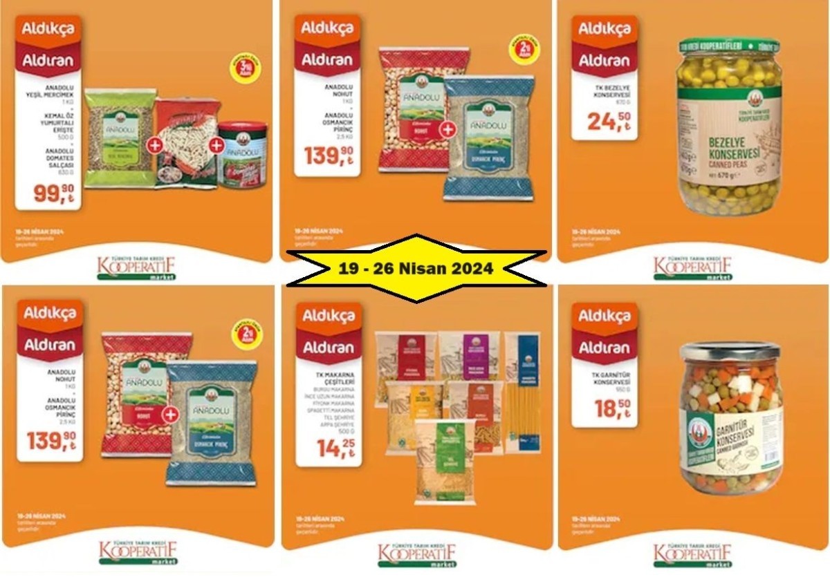 Tarım Kredi Kooperatifi İndirimli Ürünleri