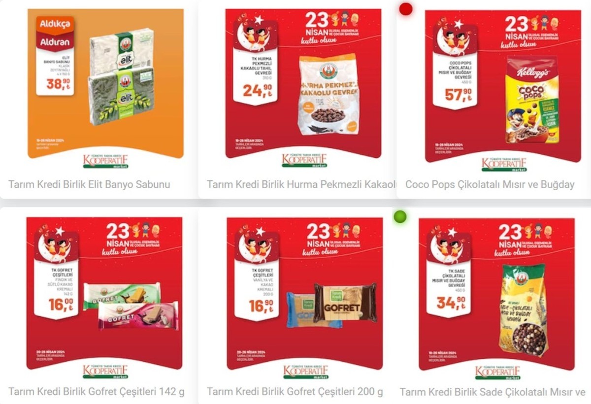 Tarım Kredi Kooperatifi İndirimli Ürünleri