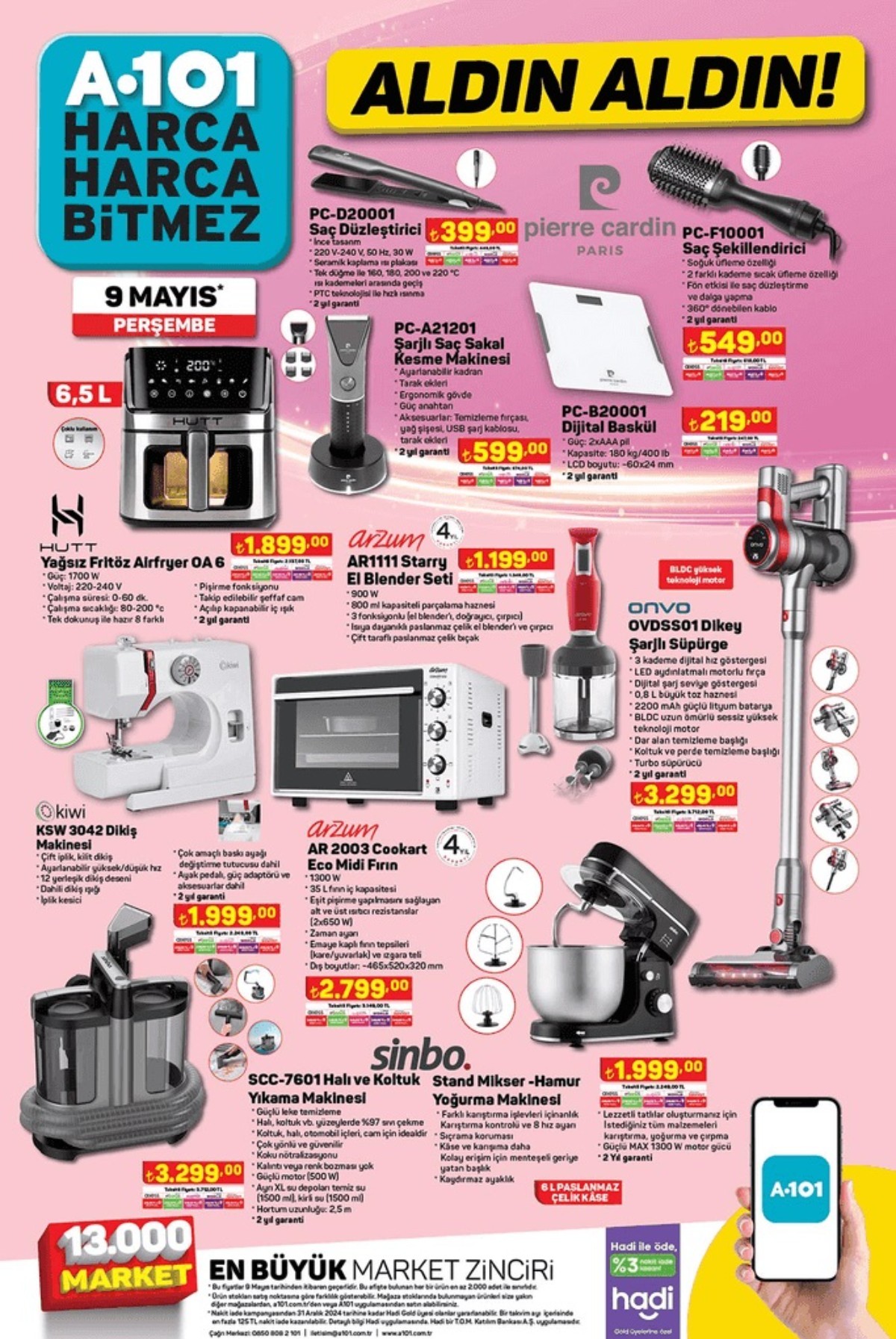 A101 Yeni Güncel Ürünler Kataloğu 9 - 15 Mayıs 2024