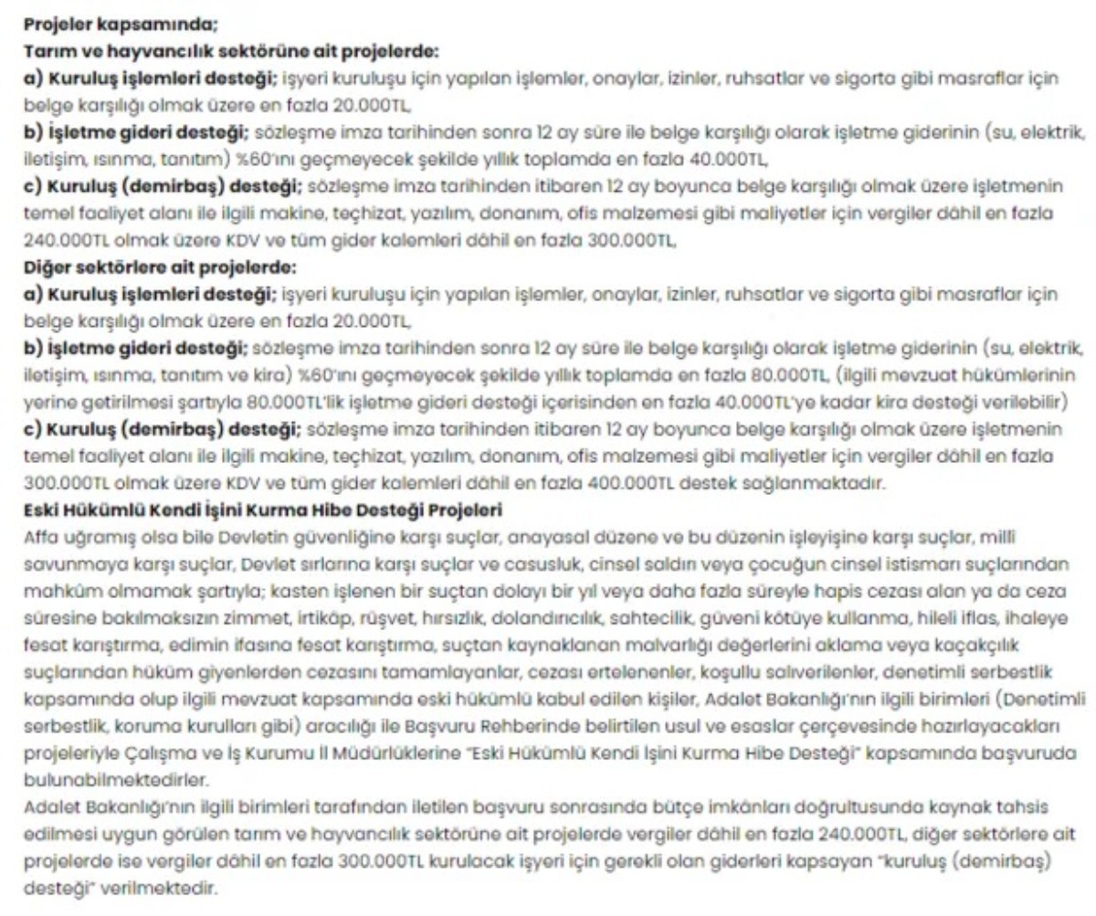 Kendi işini kurana 500.000 TL hibe