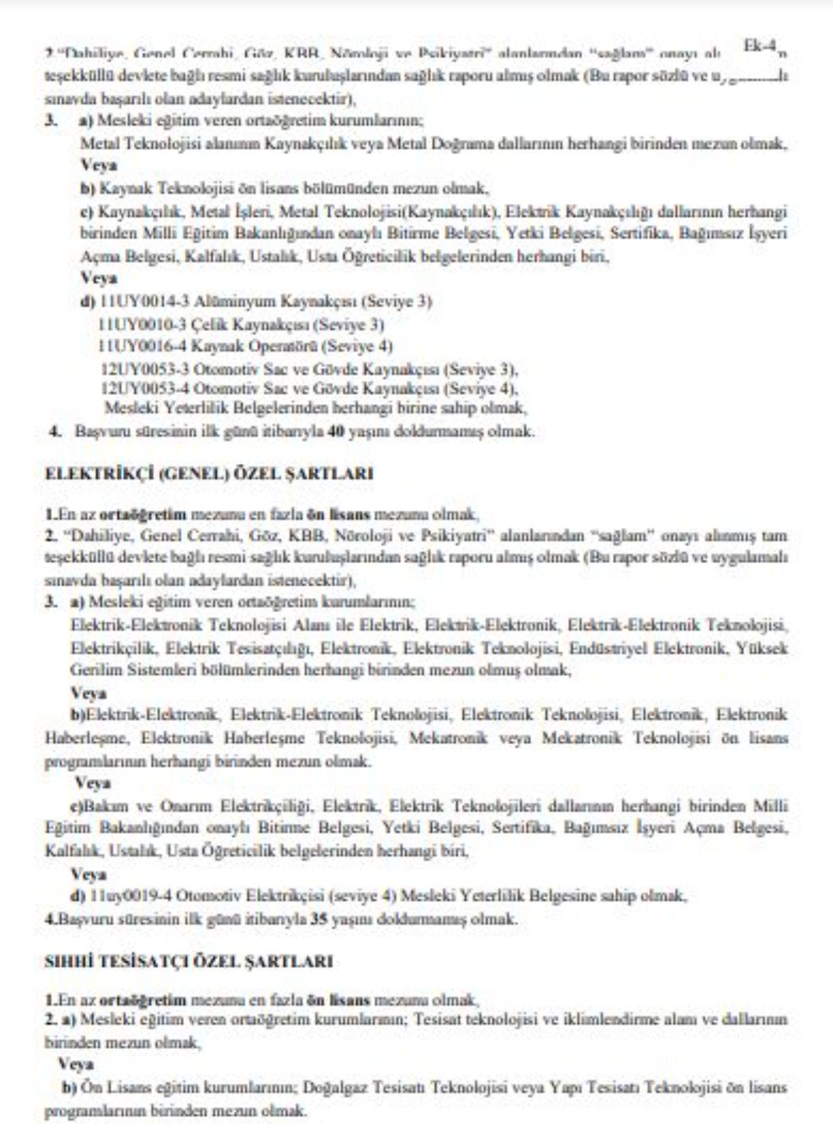 Orman Genel Müdürlüğü personel alımı