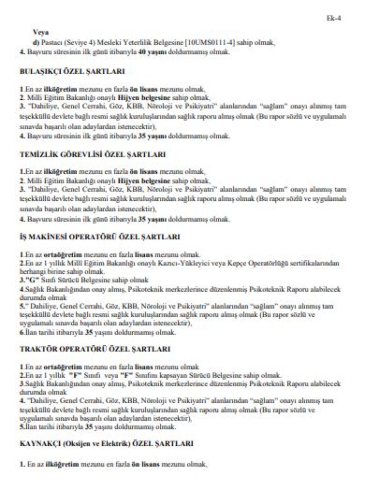 Orman Genel Müdürlüğü personel alımı