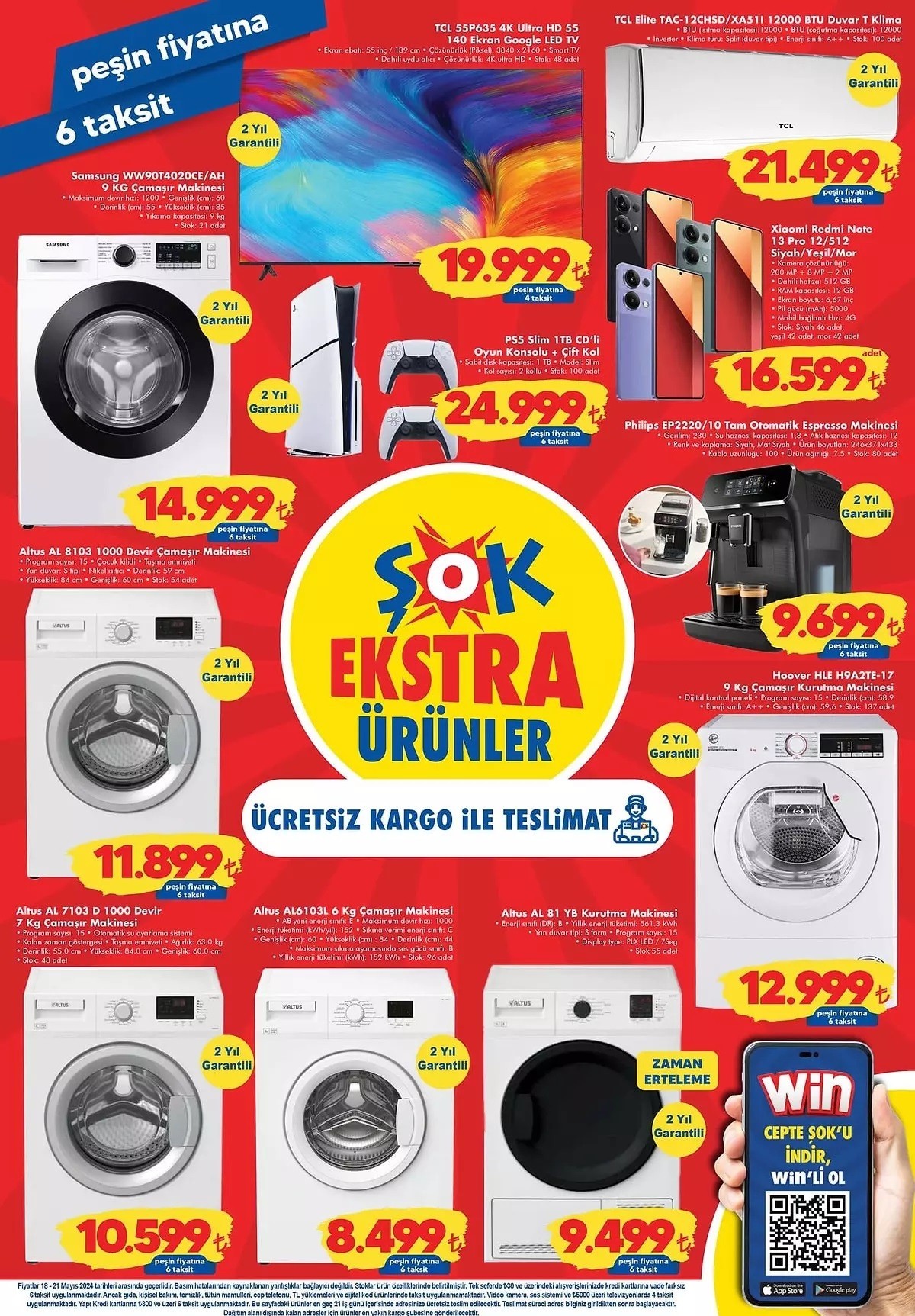 ŞOK 18 Mayıs - 21 Mayıs Aktüel Ürünler Kataloğu