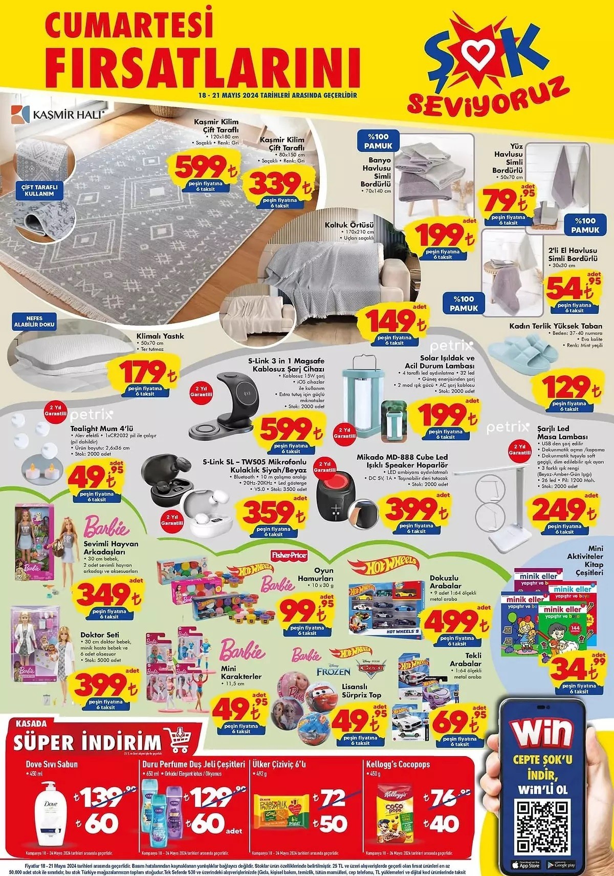 ŞOK 18 Mayıs - 21 Mayıs Aktüel Ürünler Kataloğu