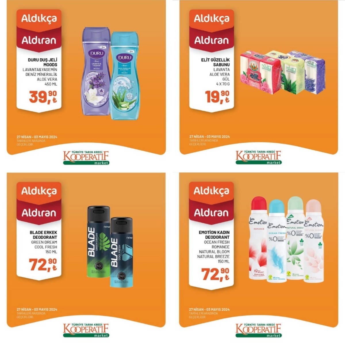 Tarım Kredi Kooperatifi 27 Nisan ile 3 Mayıs 2024