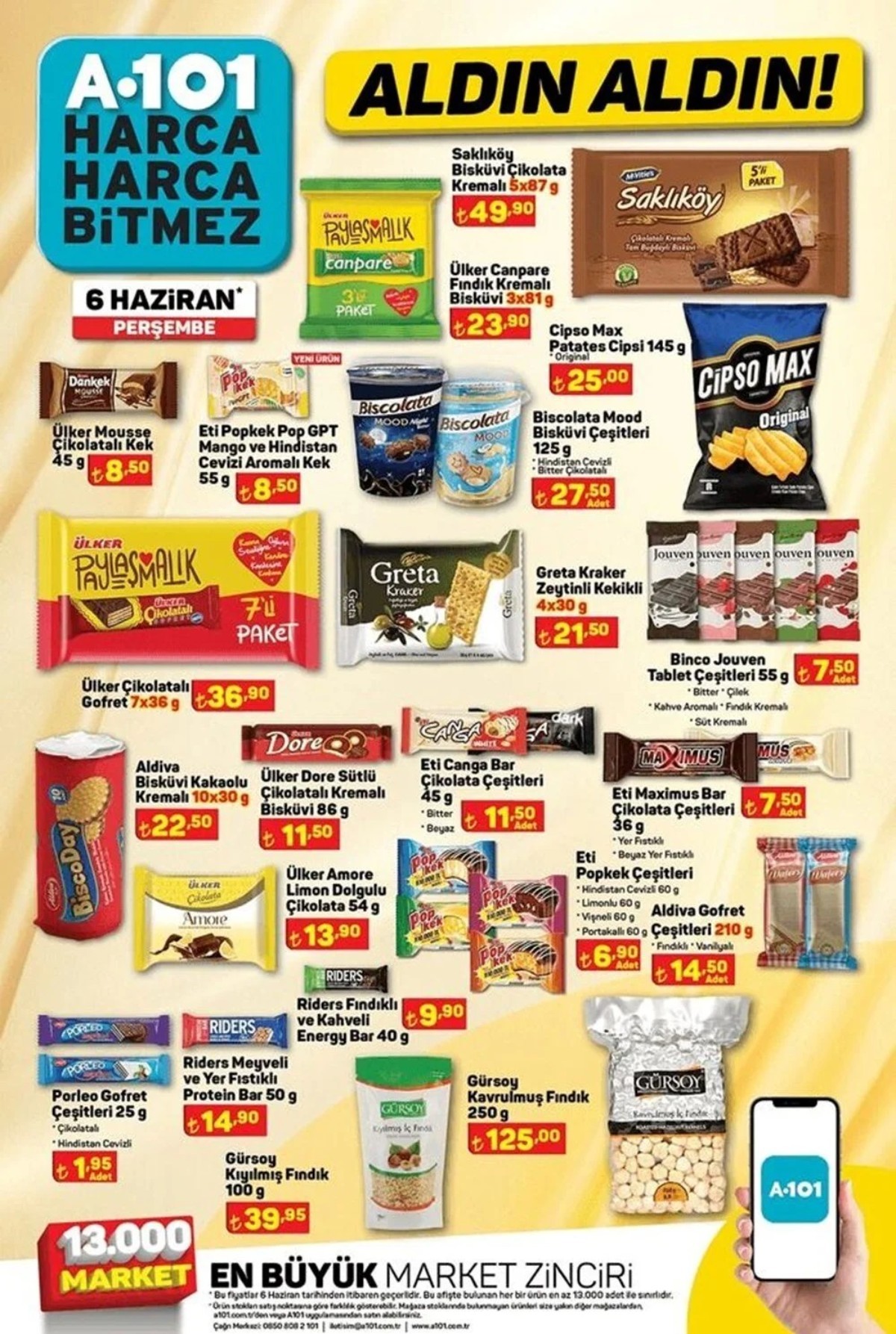 6 Haziran 2024 tarihli A101 aktüel ürün kataloğu