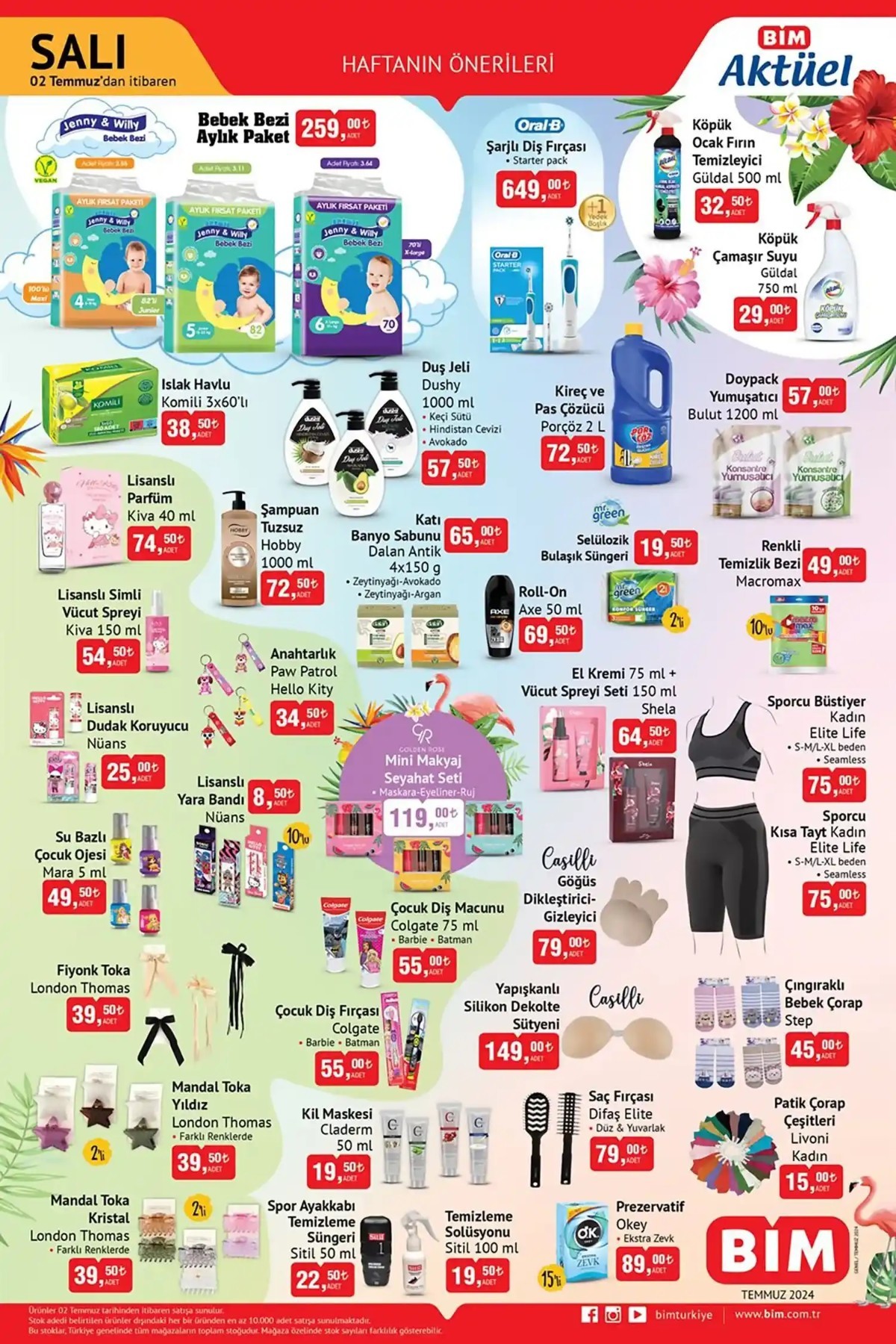 BİM 20 Temmuz Salı İndirimli Ürünler Listesi