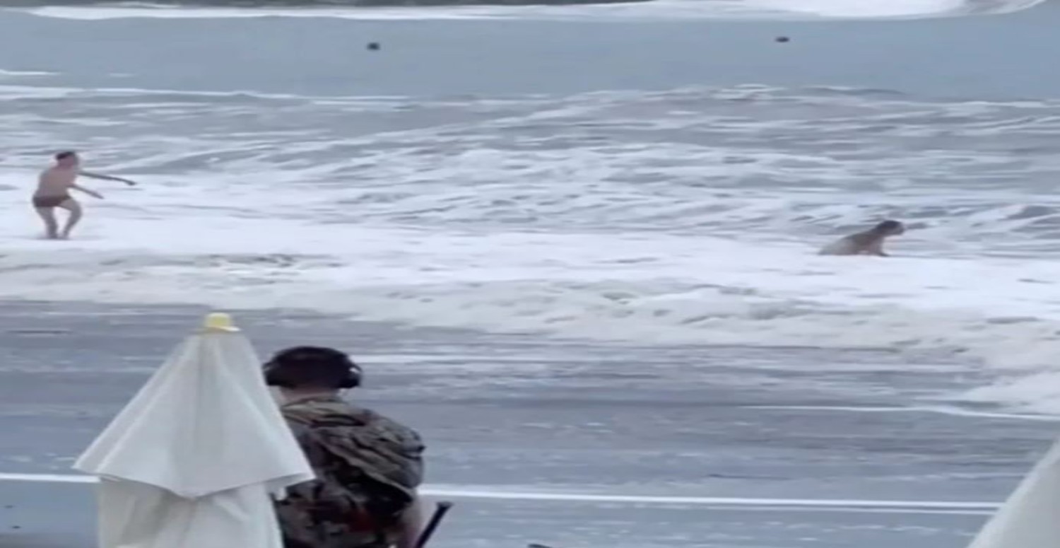 deniz boğulma genç model