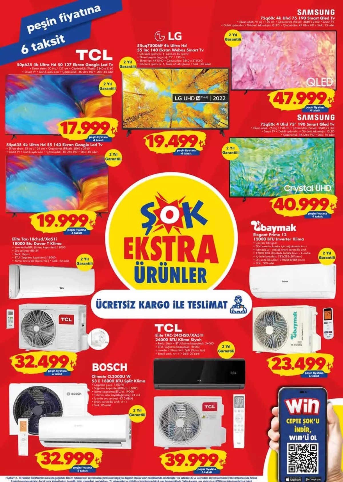 ŞOK 12 HAZİRAN 2024 İNDİRİMLİ ÜRÜNLER KATALOĞU