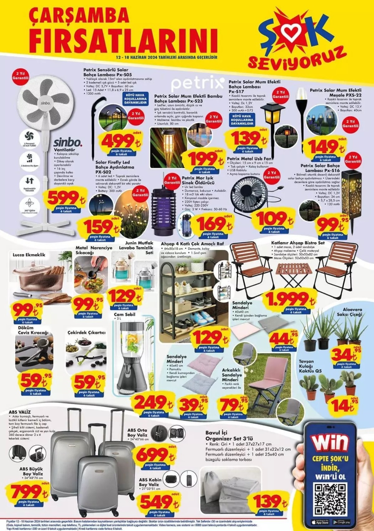 ŞOK 12 HAZİRAN 2024 İNDİRİMLİ ÜRÜNLER KATALOĞU